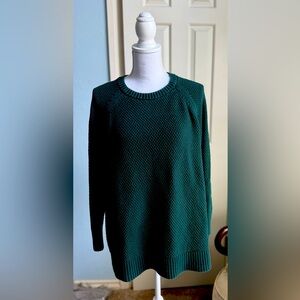 Old Navy Deep Green Women's Crew Neck Sweater